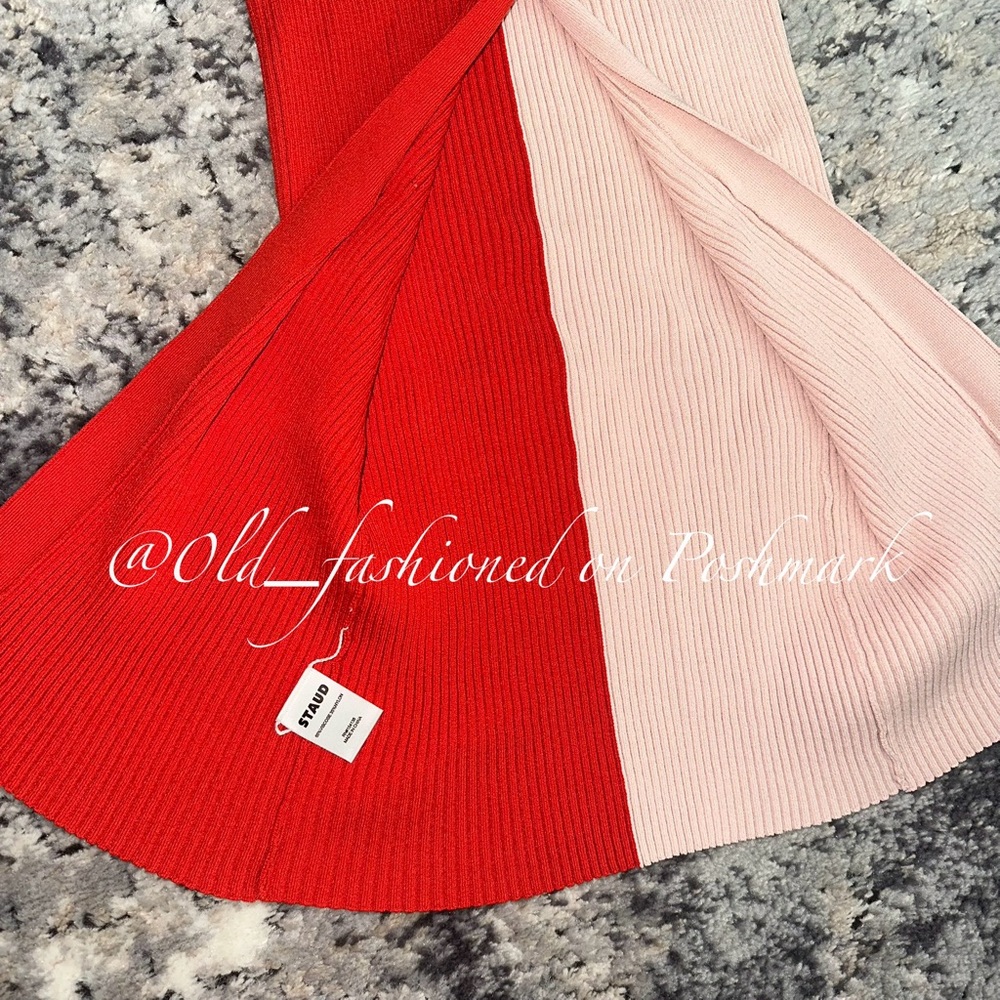 Price Firm - STAUD Shoko Long Sleeve Sweater Dress - Picture 6 of 11